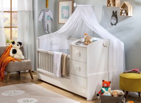 BABY COTTON Детская кровать-трансформер 2 20.24.1016.00 в Солнечном - solnechnyj.katalogmebeli.com | фото 1