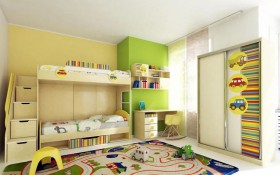 Детская комната Клаксон (Бежевый/корпус Клен) в Солнечном - solnechnyj.katalogmebeli.com | фото 3
