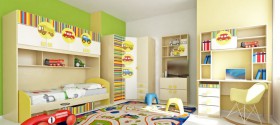 Детская комната Клаксон (Бежевый/корпус Клен) в Солнечном - solnechnyj.katalogmebeli.com | фото 5