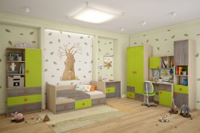 Детская комната Пуговка в Солнечном - solnechnyj.katalogmebeli.com | фото 1