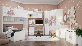 Детская комната Совушки (Белый/корпус Выбеленное дерево) в Солнечном - solnechnyj.katalogmebeli.com | фото 2