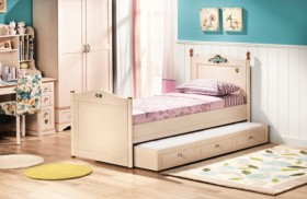 Кровать детская Балли 2-х уровневая (венге/белфорт) в Солнечном - solnechnyj.katalogmebeli.com | фото 2