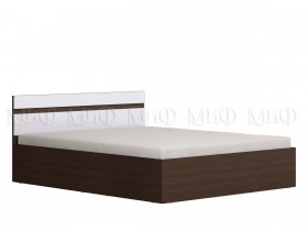 Ким кровать с подъемным механизмом 1,4 (Венге/белый глянец) в Солнечном - solnechnyj.katalogmebeli.com | фото