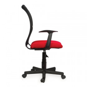 Кресло BRABIX Spring MG-307 (красно-черный) в Солнечном - solnechnyj.katalogmebeli.com | фото 3