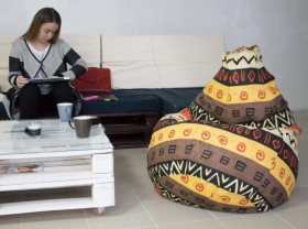 Кресло-груша Большое-Африка в Солнечном - solnechnyj.katalogmebeli.com | фото 4