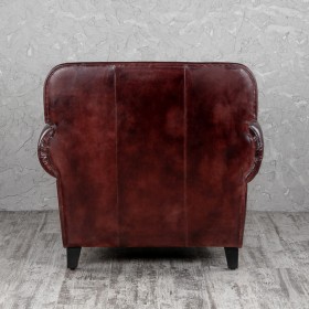 Кресло кожаное Элегант (Бордовый) в Солнечном - solnechnyj.katalogmebeli.com | фото 5