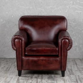 Кресло кожаное Элегант (Бордовый) в Солнечном - solnechnyj.katalogmebeli.com | фото 7