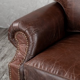 Кресло кожаное Лофт Аристократ (ширина 1100 мм) в Солнечном - solnechnyj.katalogmebeli.com | фото 5