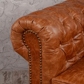Кресло кожаное Лофт Честер (кожа буйвола) в Солнечном - solnechnyj.katalogmebeli.com | фото 5