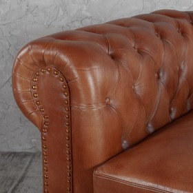 Кресло кожаное Лофт Честер (кожа) в Солнечном - solnechnyj.katalogmebeli.com | фото 3