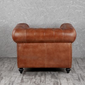 Кресло кожаное Лофт Честер (кожа) в Солнечном - solnechnyj.katalogmebeli.com | фото 7