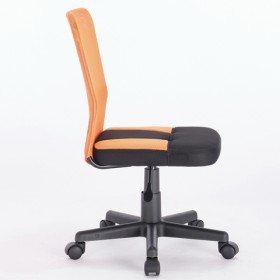 Кресло компактное BRABIX Smart MG-313 (черный, оранжевый) в Солнечном - solnechnyj.katalogmebeli.com | фото 2