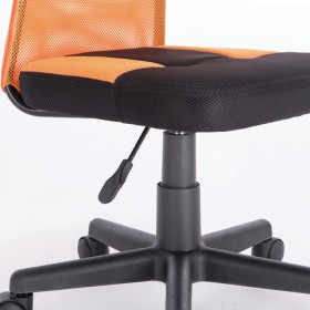 Кресло компактное BRABIX Smart MG-313 (черный, оранжевый) в Солнечном - solnechnyj.katalogmebeli.com | фото 5