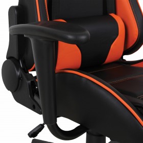 Кресло компьютерное BRABIX GT Racer GM-100 (черный, оранжевый) в Солнечном - solnechnyj.katalogmebeli.com | фото 3