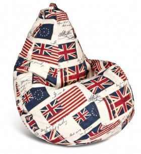 Кресло-мешок Британский Флаг в Солнечном - solnechnyj.katalogmebeli.com | фото 1