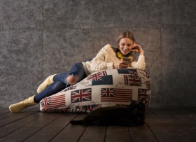 Кресло-мешок Британский Флаг в Солнечном - solnechnyj.katalogmebeli.com | фото 3