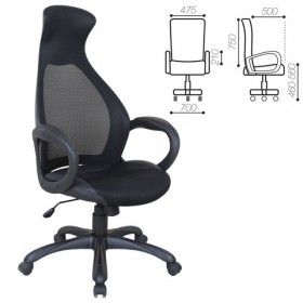 Кресло офисное BRABIX Genesis EX-517 (черное) в Солнечном - solnechnyj.katalogmebeli.com | фото