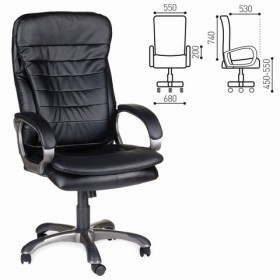 Кресло офисное BRABIX Omega EX-589 (черное) в Солнечном - solnechnyj.katalogmebeli.com | фото