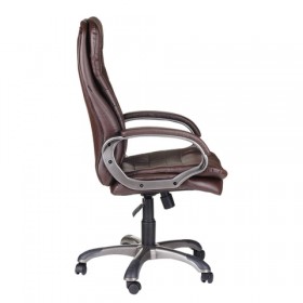 Кресло офисное BRABIX Omega EX-589 (коричневое) в Солнечном - solnechnyj.katalogmebeli.com | фото 2