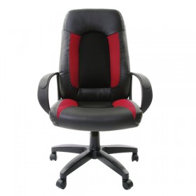 Кресло офисное BRABIX Strike EX-525 (черно-красный) в Солнечном - solnechnyj.katalogmebeli.com | фото 2
