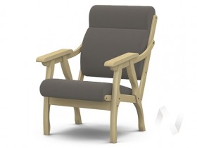 Кресло Вега-10 (бесцветный лак/ULTRA STONE) в Солнечном - solnechnyj.katalogmebeli.com | фото