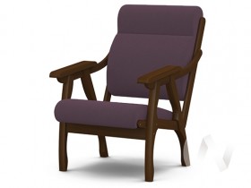 Кресло Вега-10 (орех лак/ULTRA PLUM) в Солнечном - solnechnyj.katalogmebeli.com | фото