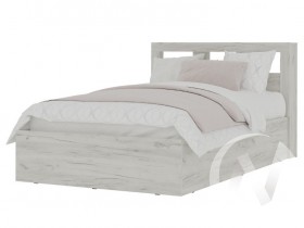 Кровать 1,2 МС Гранд (дуб крафт белый) в Солнечном - solnechnyj.katalogmebeli.com | фото