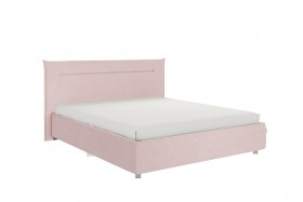 Кровать 1,6 Альба с основанием (Нежно-розовый велюр) в Солнечном - solnechnyj.katalogmebeli.com | фото