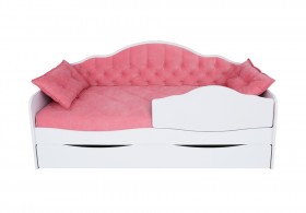 Кровать 170 серии Иллюзия Лайт 1 ящик 89 Розовый (подушки) в Солнечном - solnechnyj.katalogmebeli.com | фото