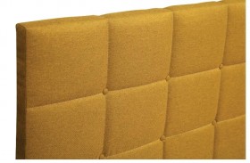 Кровать "Диана" ш. 1400 (Н=1010мм) (жаккард горчица) в Солнечном - solnechnyj.katalogmebeli.com | фото 5