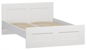 Кровать двухспальная Сириус 1600мм белый в Солнечном - solnechnyj.katalogmebeli.com | фото