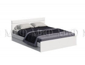 Кровать Нэнси New 1,6м (Белый/белый глянец) в Солнечном - solnechnyj.katalogmebeli.com | фото