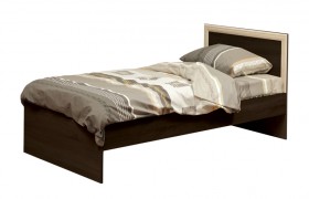 Кровать одинарная 21.55 (шир. 900) с настилом (венге/профиль дуб линдберг)/осн. в Солнечном - solnechnyj.katalogmebeli.com | фото