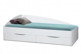 Кровать одинарная "Фея-3" (асимм.) (1900х800) в Солнечном - solnechnyj.katalogmebeli.com | фото