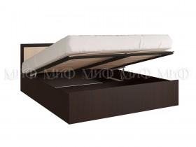 Кровать с подъемным механизмом 1,6 Фиеста (Венге/Дуб беленый) в Солнечном - solnechnyj.katalogmebeli.com | фото 2