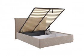 Кровать с подъемным механизмом Лада 160х200 см (графит (велюр)) в Солнечном - solnechnyj.katalogmebeli.com | фото 2
