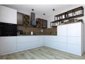 Модульная кухня Бронкс 1,8 м (Кварц) в Солнечном - solnechnyj.katalogmebeli.com | фото 5