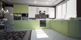 Модульная кухня Парма 1,6 м (Бирюза) в Солнечном - solnechnyj.katalogmebeli.com | фото