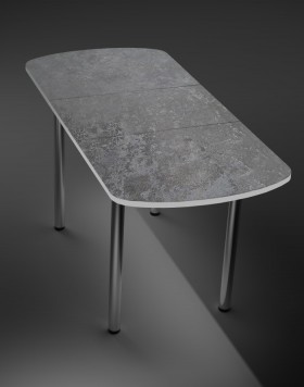 Кухонный стол 1100*700/400 ф 2 Пластик, урбан серый в Солнечном - solnechnyj.katalogmebeli.com | фото 2