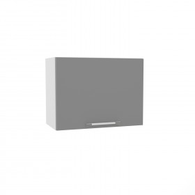 Квадро ВПГ 600 шкаф верхний горизонтальный высокий (Ваниль кожа/корпус Серый) в Солнечном - solnechnyj.katalogmebeli.com | фото