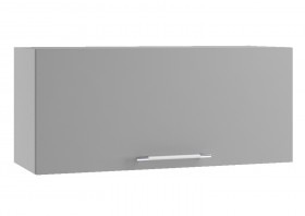Лофт ПГ 800 шкаф верхний горизонтальный (Дуб бурый/корпус Серый) в Солнечном - solnechnyj.katalogmebeli.com | фото