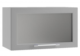 Лофт ПГС 600 шкаф верхний горизонтальный со стеклом Дуб майский в Солнечном - solnechnyj.katalogmebeli.com | фото