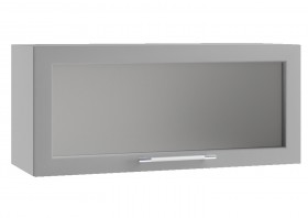 Лофт ПГС 800 шкаф верхний горизонтальный со стеклом Дуб майский в Солнечном - solnechnyj.katalogmebeli.com | фото