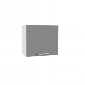 Мелисса ВПГ 500 шкаф верхний горизонтальный высокий (Белый скин/корпус Серый) в Солнечном - solnechnyj.katalogmebeli.com | фото