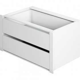Модуль с ящиками для шкафа 600 Белый снег в Солнечном - solnechnyj.katalogmebeli.com | фото