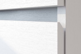 Модульная система "Токио" Тумба прикроватная Белый текстурный / Белый текстурный в Солнечном - solnechnyj.katalogmebeli.com | фото 4