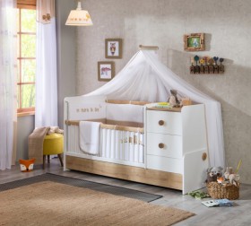 NATURA BABY Детская кровать-трансформер 2 20.31.1016.00 в Солнечном - solnechnyj.katalogmebeli.com | фото
