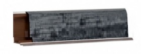 Плинтус LB-37, L=3000мм, каньон (черный) в Солнечном - solnechnyj.katalogmebeli.com | фото