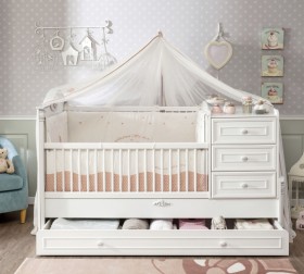 ROMANTIC BABY Детская кровать-трансформер 20.21.1015.00 в Солнечном - solnechnyj.katalogmebeli.com | фото 3