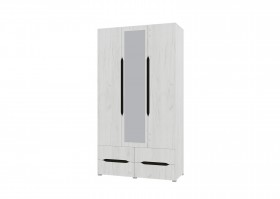 Шкаф 3-х створчатый с ящиками и зеркалом Вега (Прованс) в Солнечном - solnechnyj.katalogmebeli.com | фото